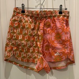 FARM Rio Pink and Orange Athletic Shorts